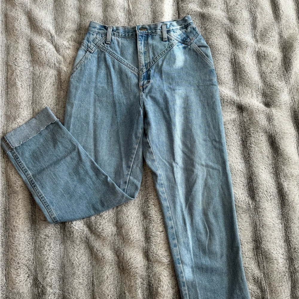 Ozark Trail High Rise Blue Jeans Bareback